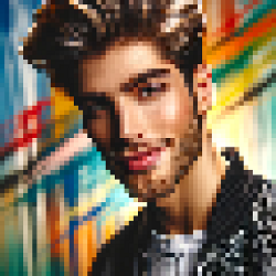 Influencer pixelated profile NFT